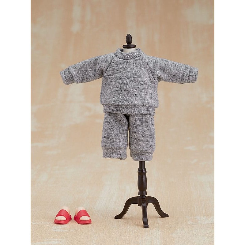 Good Smile Company Original Character accessoires pours Nendoroid Doll Outfit Set: Sweatshirt and Sweatpants (Gray)