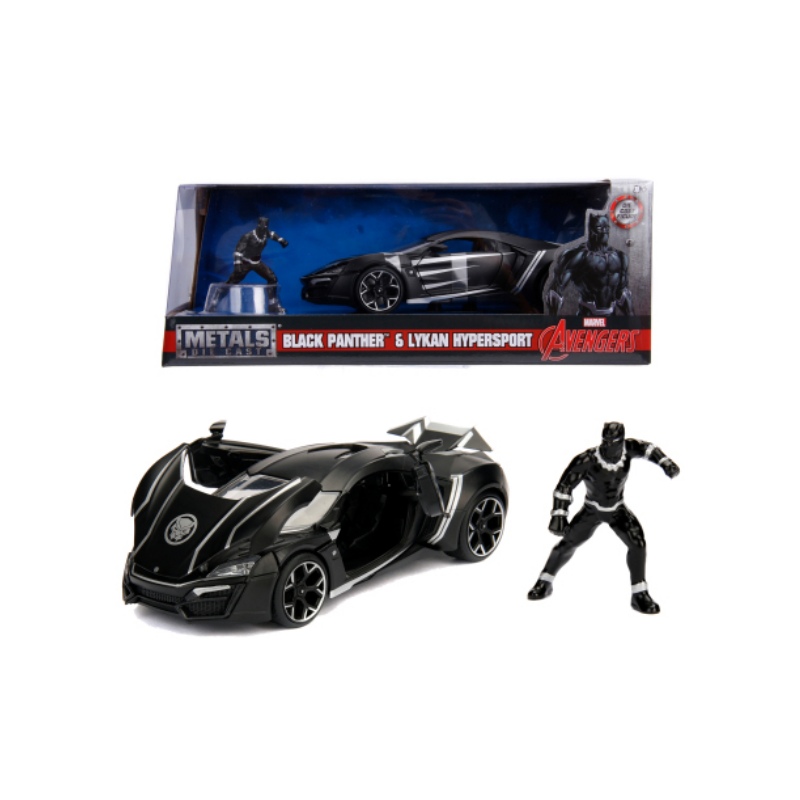 MARVEL - Black Panther & Lykan Hypersport - 1:24