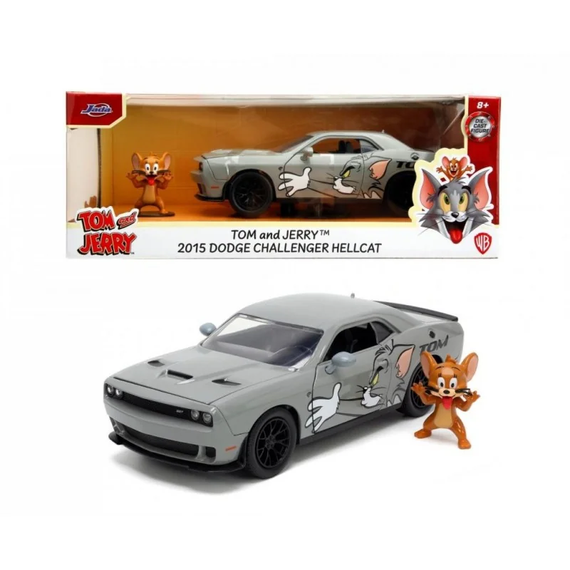 TOM & JERRY - Jerry & 2015 Dodge Challenger Hellcat - 1:24