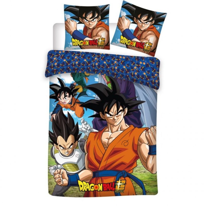 DRAGON BALL - Parure de lit 140x200cm - '100% Coton/Flanelle'