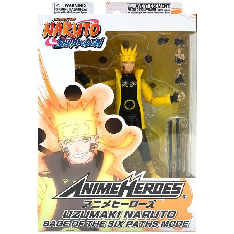 BANDAI Anime Heroes - Naruto Shippuden - Figurine Anime heroes 17 cm -  Namikaze Minato - La Poste