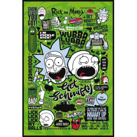  RICK & MORTY - Poster 61X91 - Quotes
