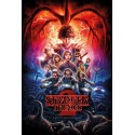 STRANGER THINGS - Poster 61x91 - Saison 2