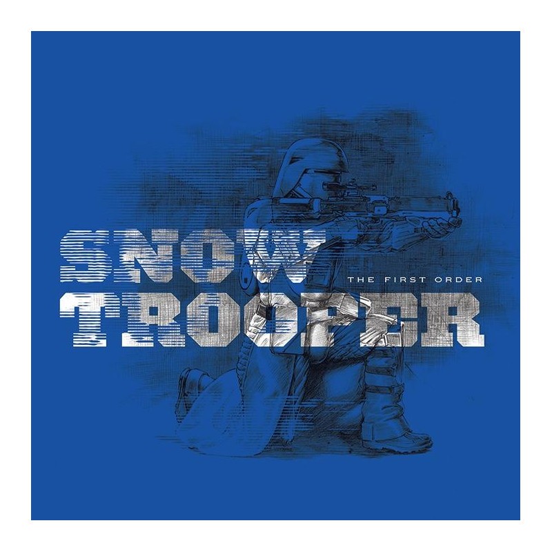 STAR WARS - Canvas 40X40 '18mm' - Episode VII - Snowtrooper Blue