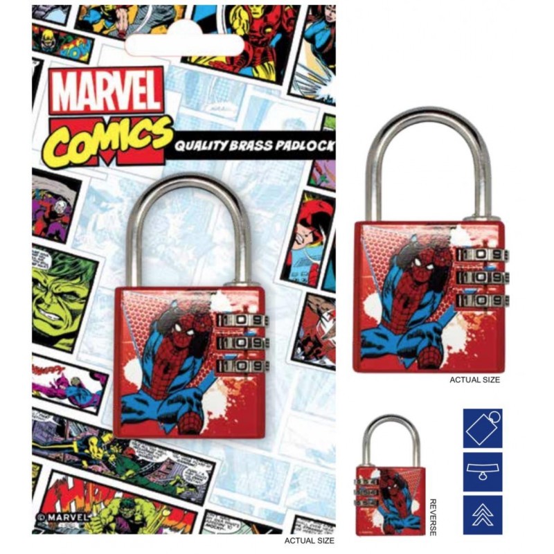 MARVEL - Cadenas avec code - Spiderman