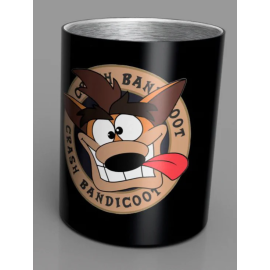 CRASH BANDICOOT - Steel Mug 350 ml - Black Crash