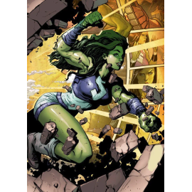 MARVEL ALL NEW - Magnetic Metal Poster 15x10 - She-Hulk (S)