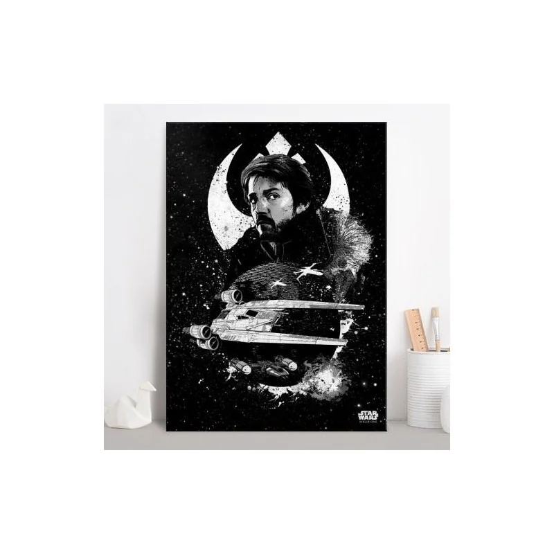 STAR WARS PILOTS - Magnetic Metal Poster 45x32 - U-Wing