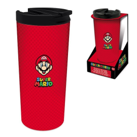NINTENDO - Super Mario - Mug thermo en acier inoxydable 425ml