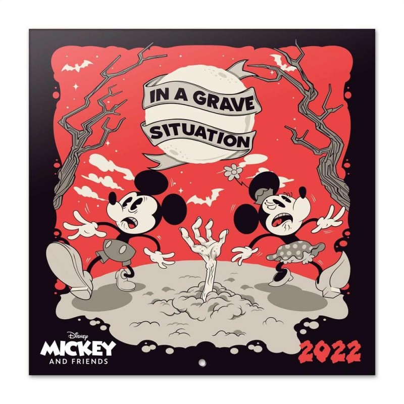 DISNEY - Mickey - Calendrier 2022 '30x30cm'