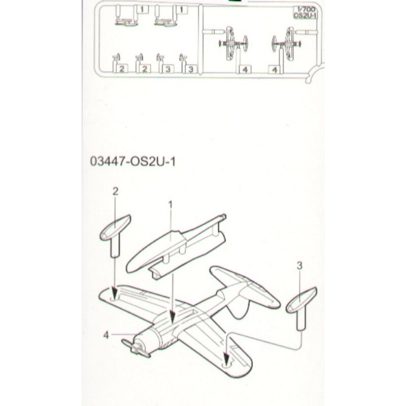 Maquette d'avion Vought OS2U US Navy (18) 