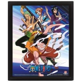 ONE PIECE - Straw Hat Pirates Assault - Poster lenticulaire 3D 26x20cm