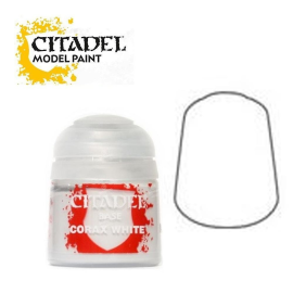 Peinture à maquette BASE: CORAX WHITE (12ML) 21-52