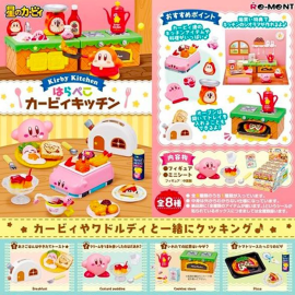 Figurine KIRBY - Hungry Kirby kitchen - SET DE 8