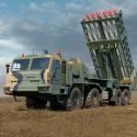 Maquette plastique de camion lance missiles Russe 9M96 of 50P6E TEL S350E Vityaz 1:35