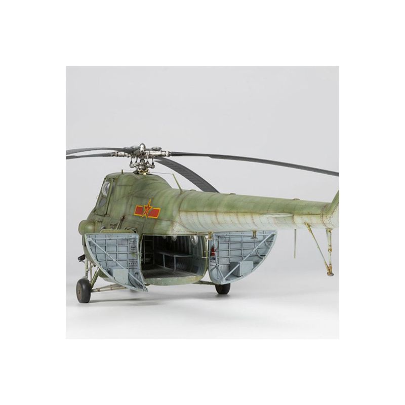 Maquette d’hélicoptère en plastique Russe Mi-4A Hound 1:48