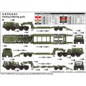 Maquette plastique de camion militaire Russe MAZ-537G fin de production avec remorque MAZ/ChMZAP-5247G 1:72