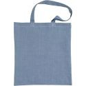 Sac fourre-tout, bleu pigeon, dim. 38x42 cm, 185 gr, 1 Pq.