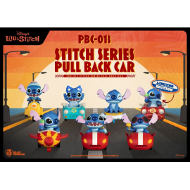 Lilo & Stitch Pull Back Car Series pack 6 voitures à friction Blind Box