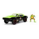 Teenage Mutant Ninja Turtles 1/24 Hollywood Rides 1967 Chevrolet Camaro avec Raphael Figure