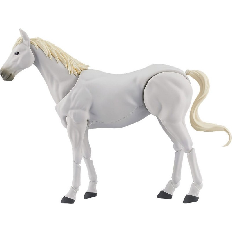 Original Character Figure Figma Wild Horse (White) 19 cm