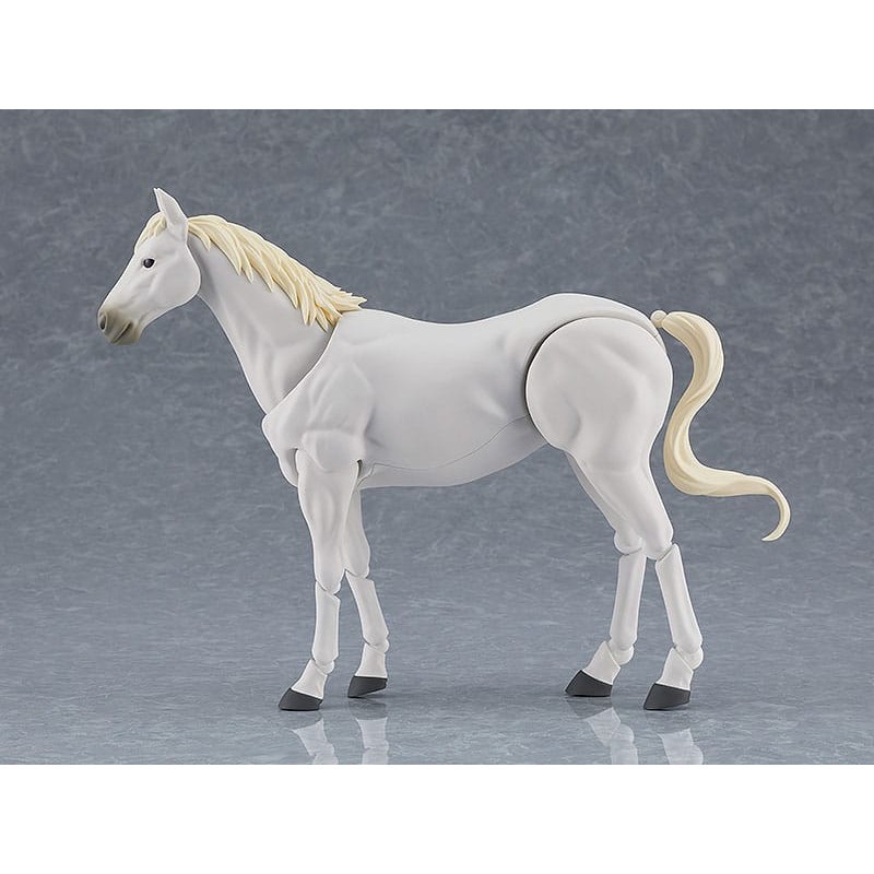 Original Character Figure Figma Wild Horse (White) 19 cm