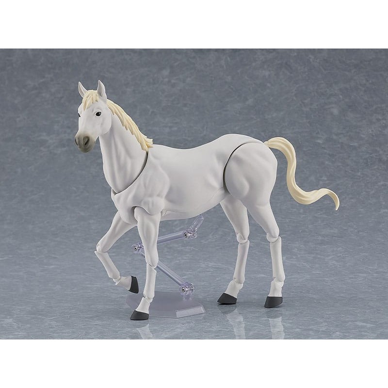 Original Character Figure Figma Wild Horse (White) 19 cm