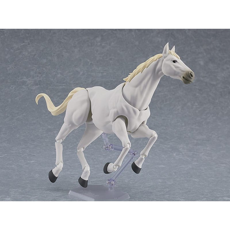 Original Character Figure Figma Wild Horse (White) 19 cm