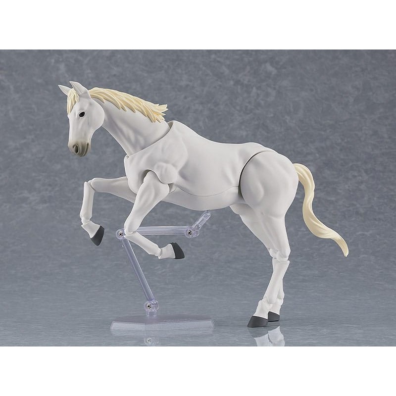 Original Character Figure Figma Wild Horse (White) 19 cm