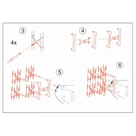 Messerschmitt Bf-110D/Bf-110E/Bf-110F/Bf-110G full Radar aerials conversion FuG 202/212