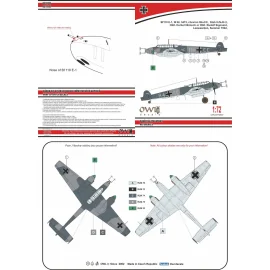 Messerschmitt Bf-110E-1 avec FuG 202 (R. Sigmund) R4+CC III./NJG 2