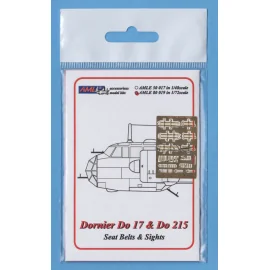 Dornier Do-17 et Do-215 - ceintures de sécurité et viseurs