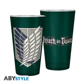 ATTACK ON TITAN - Verre XXL - 400 ml – Symbole Scout - boîte 