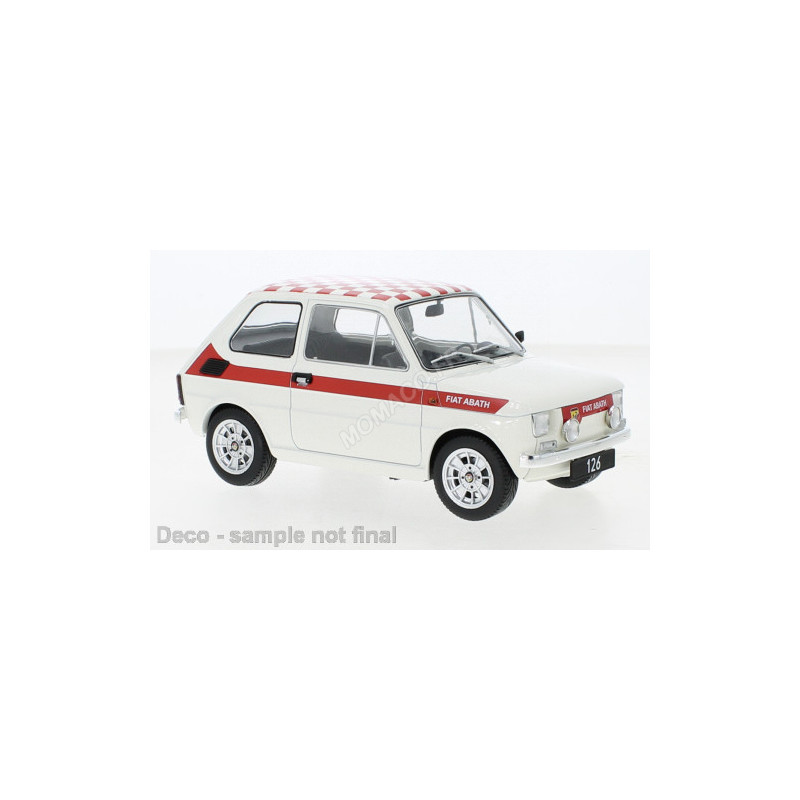 FIAT 126 ABARTH-LOOK 1972 BLANC