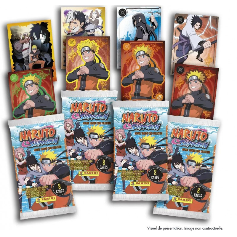 TRADING CARDS PANINI Naruto Shippuden - Boite 18 Pochettes 8 Cartes EUR  58,00 - PicClick FR