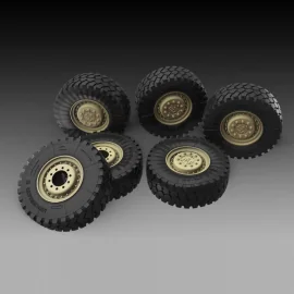 Royal Model: 1/35; Cougar-4×4 sagged wheels