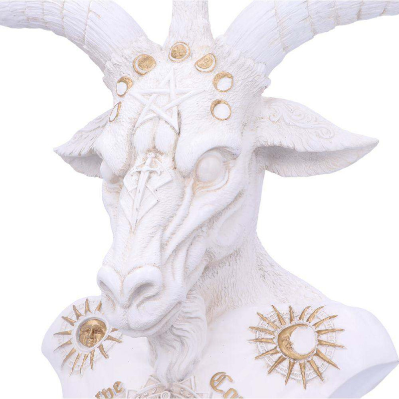 Baphomet White Bust