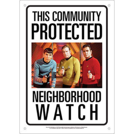  Star Trek Neighborhood Watch Tin Sign
