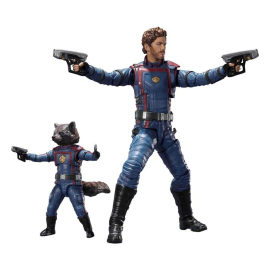 Figurine GOTG 3 - Star-Lord & Rocket Raccoon - Figure S.H. Figuarts 6-15cm