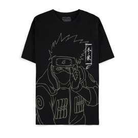  NARUTO Shippuden - Kakashi Line Art - T-shirt Homme (XS)