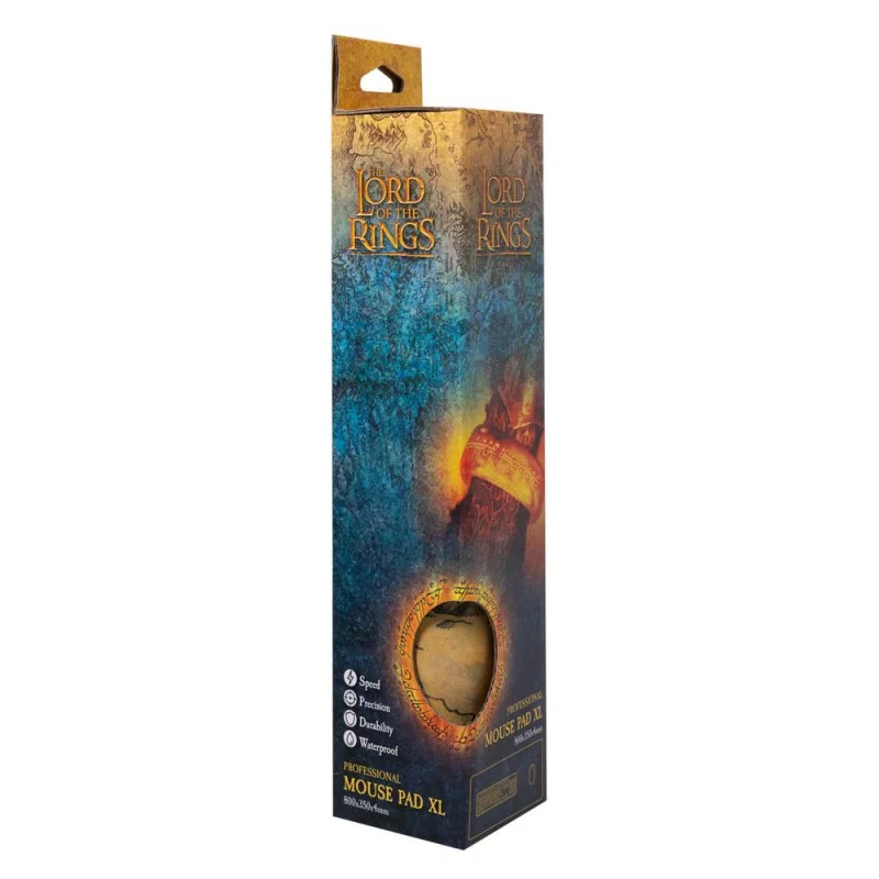 LORD OF THE RINGS - Terre du Milieu - Tapis de Bureau XL - 80x35 cm