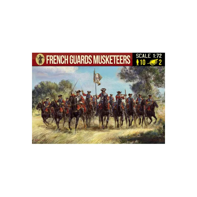 Figurine French Guards Musketeers 1:72