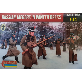  Figurine Russian Jeagers in winter dress 1:72