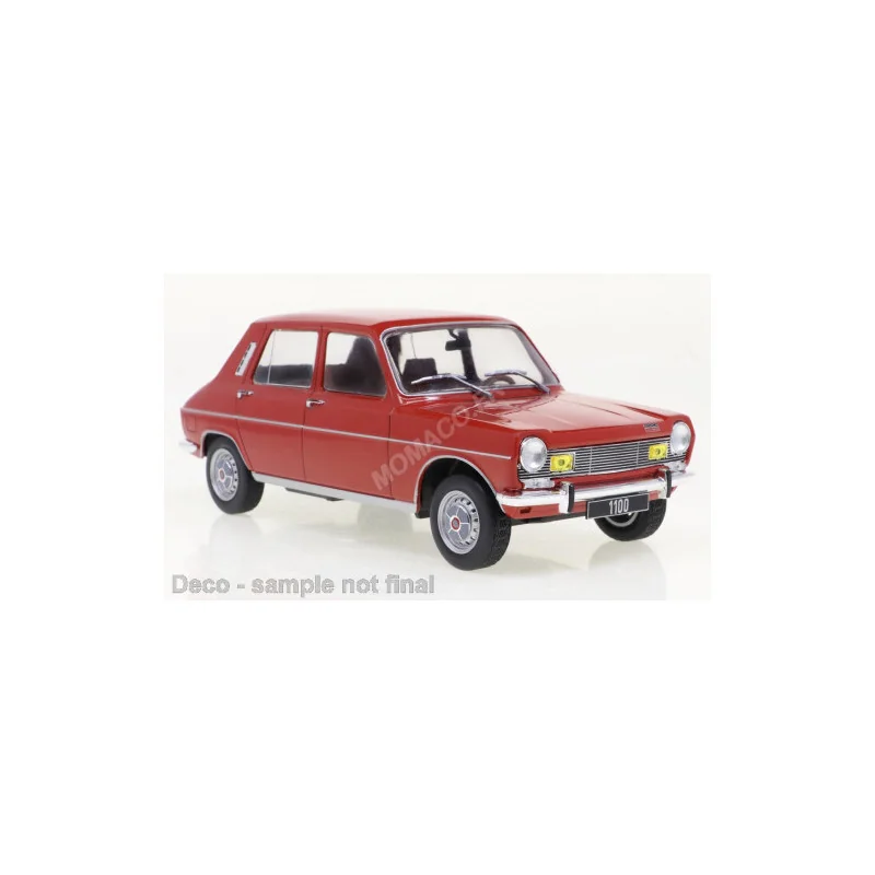 SIMCA 1100 1969 ROUGE