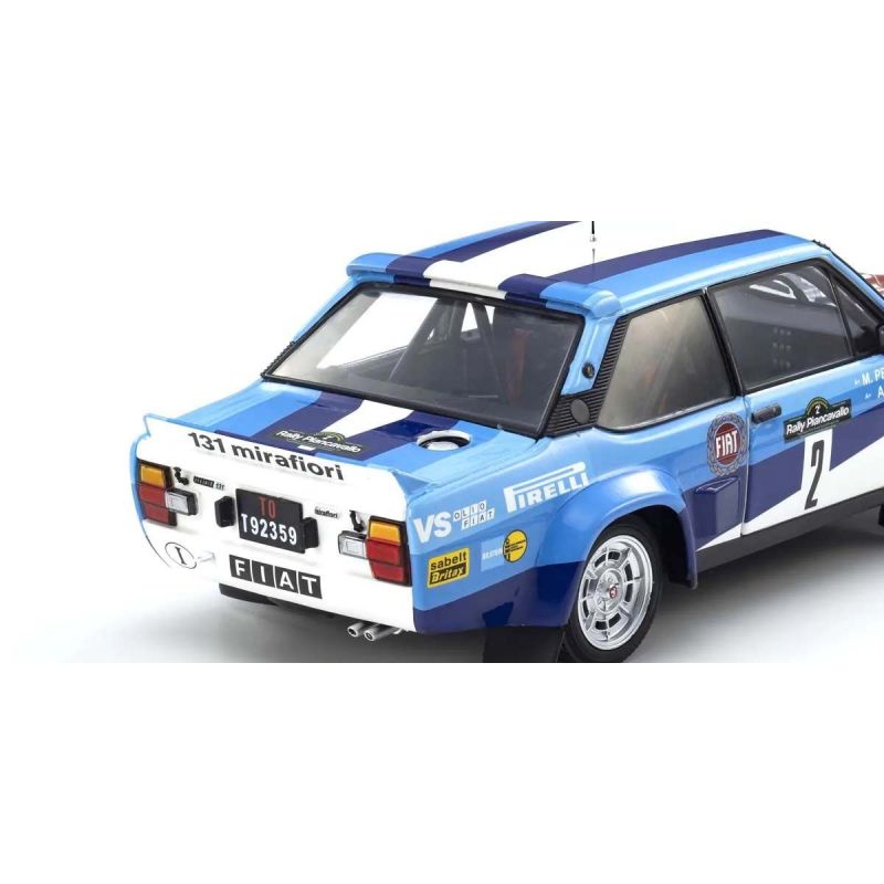 Kyosho 1:18 Fiat 131 Abarth A.Bettega Winner Piancavallo 1981 Nr.2