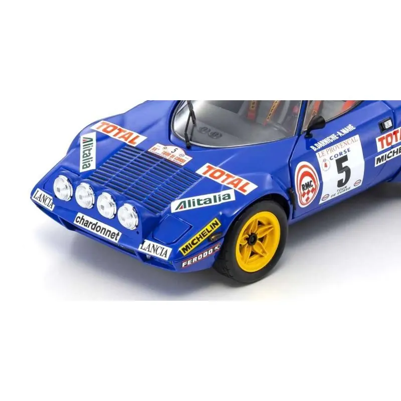 Kyosho 1:18 Lancia Stratos HF B.Darniche Tour de Corse 1976 Nr.5