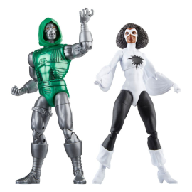 Figurine articulée Avengers Marvel Legends figurines Captain Marvel vs. Doctor Doom 15 cm