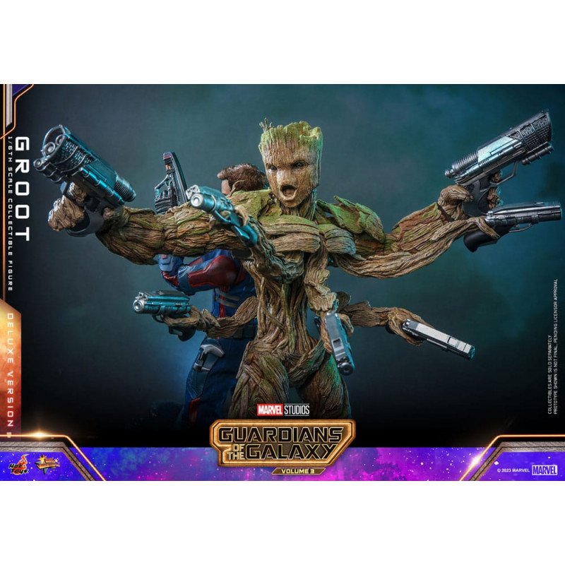 Les Gardiens de la Galaxie Vol. 3 Movie Masterpiece 1/6 Groot (Deluxe Version) 32 cm