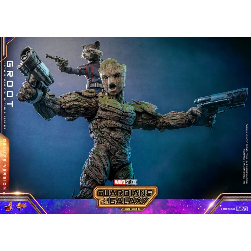 Les Gardiens de la Galaxie Vol. 3 Movie Masterpiece 1/6 Groot (Deluxe Version) 32 cm