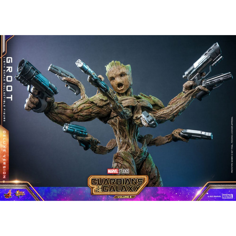 Les Gardiens de la Galaxie Vol. 3 Movie Masterpiece 1/6 Groot (Deluxe Version) 32 cm